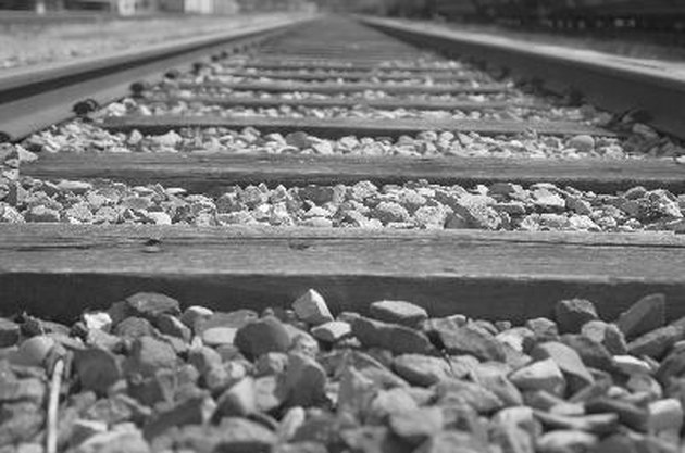 Looking down the rails