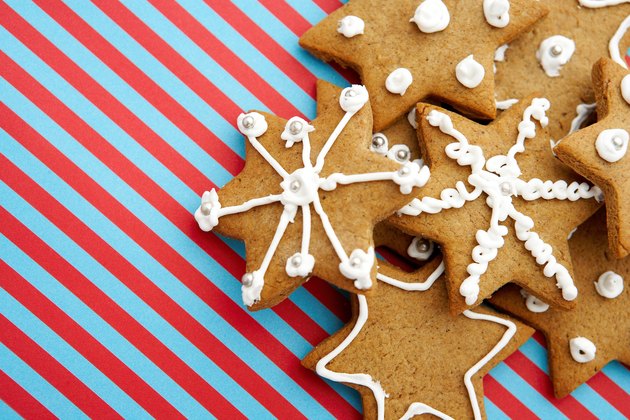 Frosted star cookies