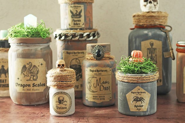 Bewitching DIY Halloween Potion Bottles