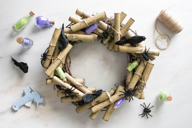 Scrolls, Potions, Spiders, Oh My! A Spellbinding Halloween Table