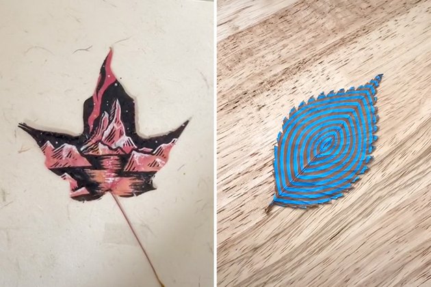 You Won't BeLeaf This TikTok Leaf Art