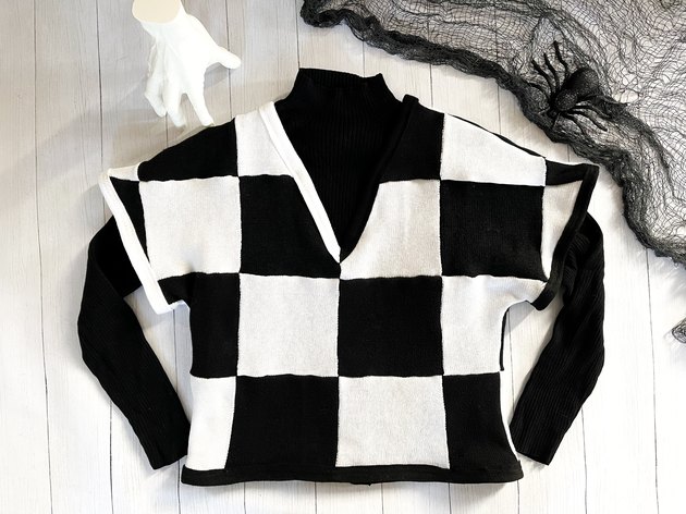 Embrace Your Inner Addams with a DIY Wednesday Sweater