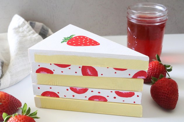 Sweet & Stackable Strawberry Shortcake Coasters