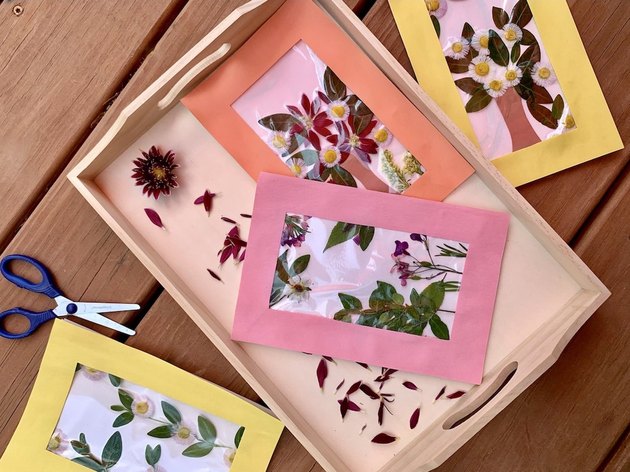 Whimsical Mother's Day Cards Made with Fresh Flowers