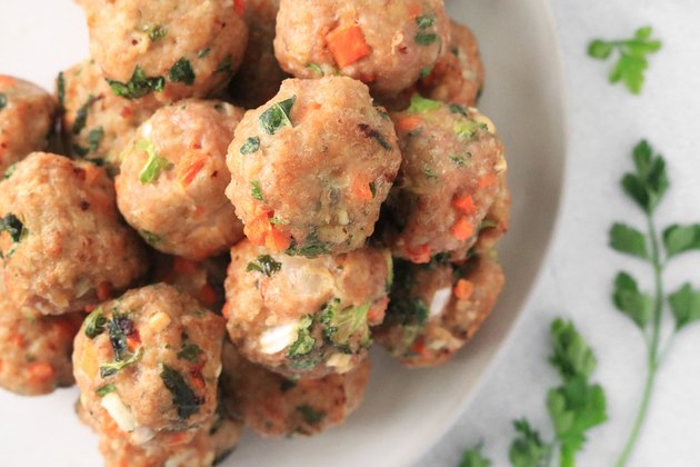 Loaded Turkey & Veggie Meatballs Recipe