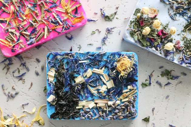 Dried Flower Soaps Inspired by Famous Modern Art