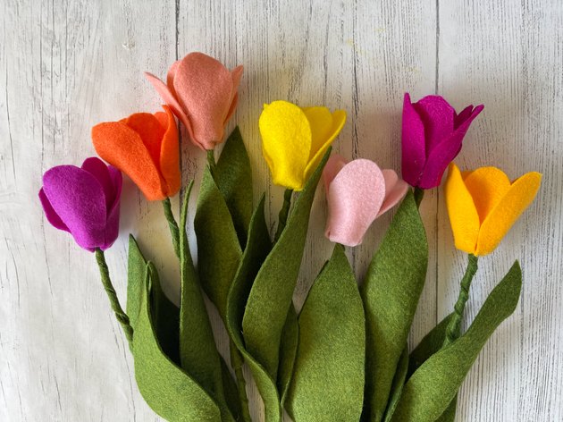 How to Make Felt Tulips