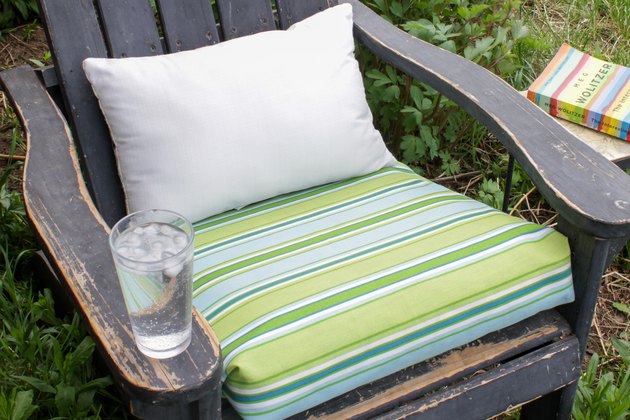 DIY No-Sew Outdoor Patio Cushions