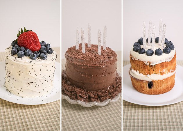 3 Costco Muffins Turned Mini Birthday Cakes
