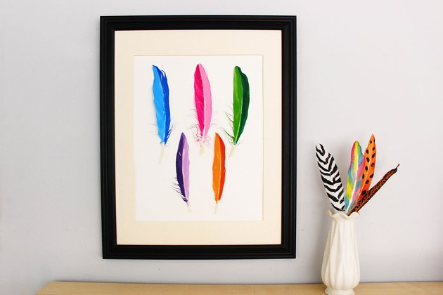 An Easy Feather Craft to Dress Up Walls