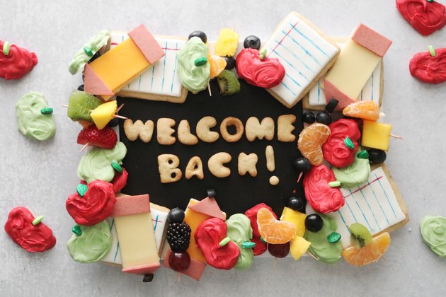 Kick Off the Year With an Edible Back-to-School Letter Board