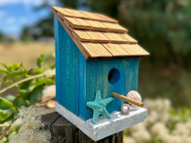 A Rustic Cottage Bird House Inspired by the Beach