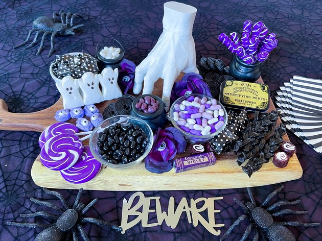 It's a Snap! A Kooky Addams Family Candy Board