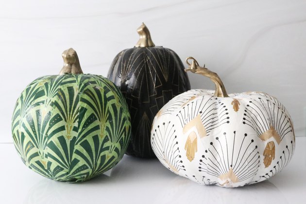 Art Deco Pumpkins for a Very Vintage Halloween