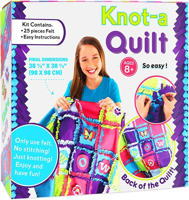 Looking for an Easy Craft You'll Actually Use? Try a No-sew Blanket Kit