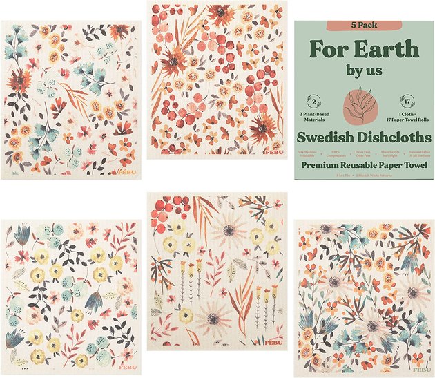 Reusable Swedish Dishcloths - Plants - Gift & Gather