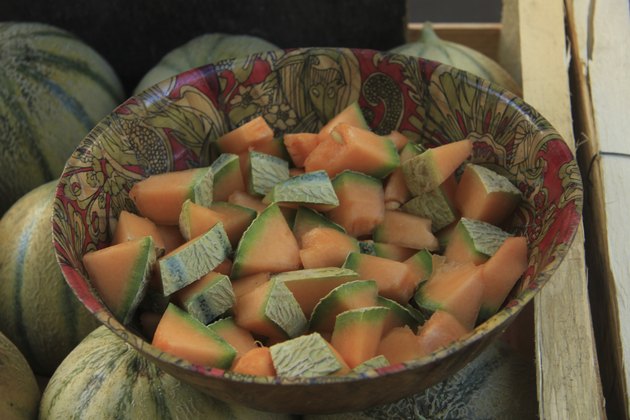 Pieces of melon