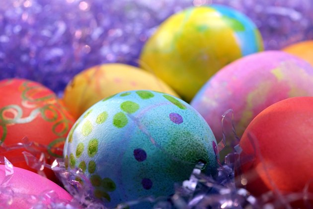 Decorated Easter eggs