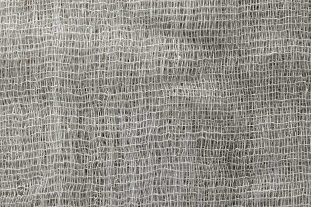 Texture of fabric from a gauze
