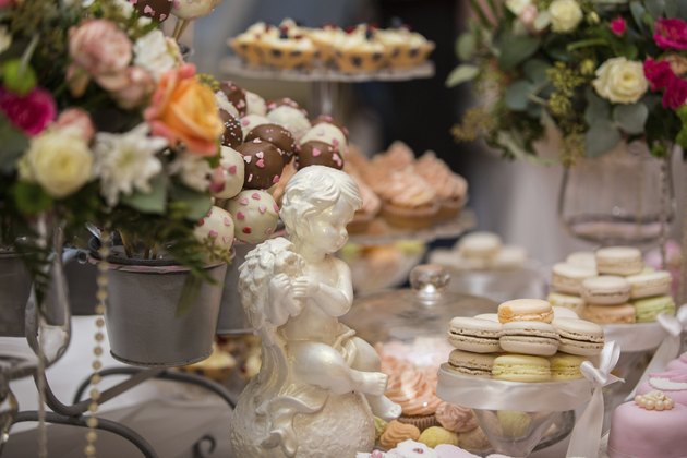 French dessert at wedding