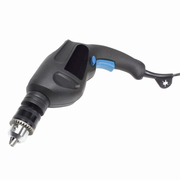 Elevated view of a power-drill