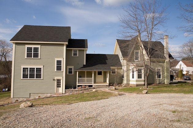 Exterior of large suburban house