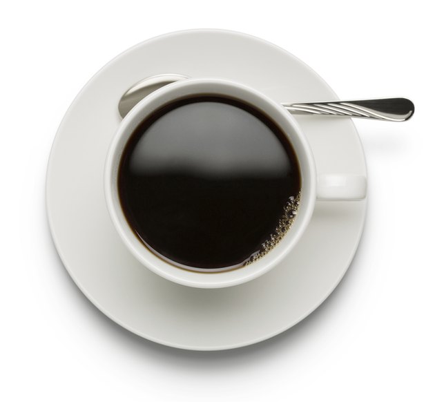 Coffee cup isolated on white