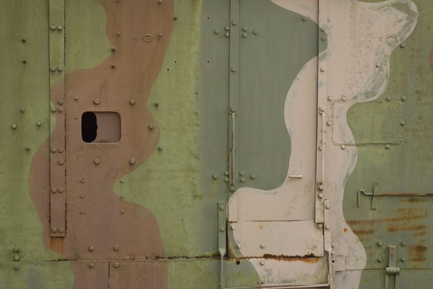 Close-up of tank