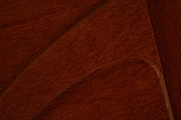 Polished wood furniture