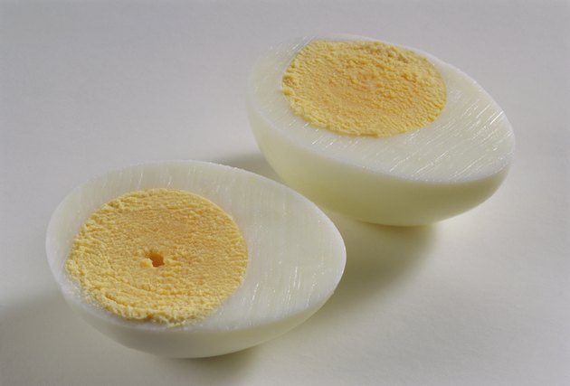 A halved hard-boiled Egg