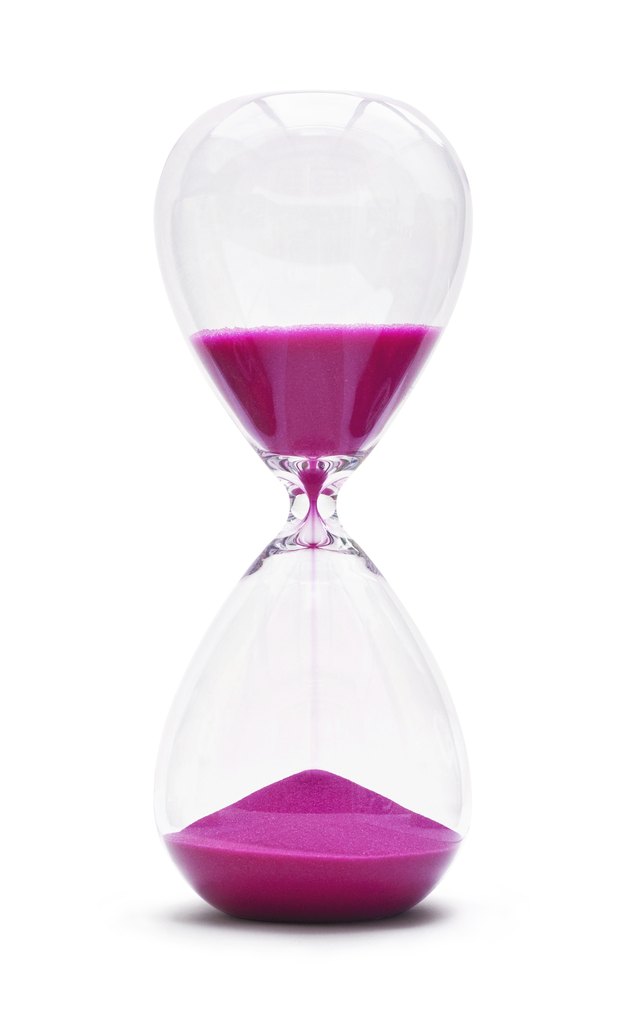 Hour Glass isolated on white background