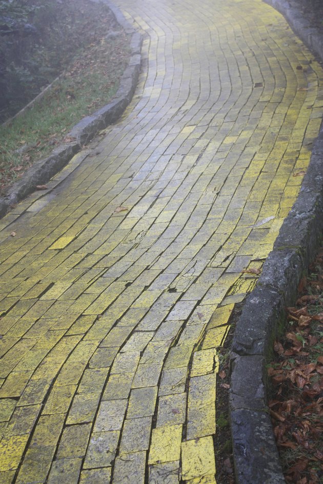 Yellow Brick Road in Forest