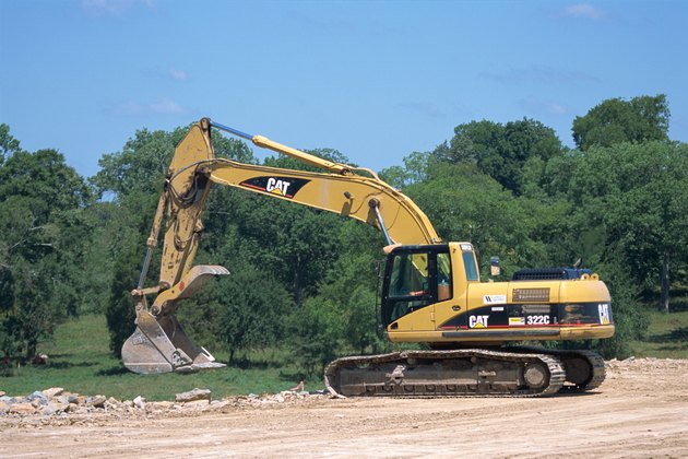 Backhoe truck