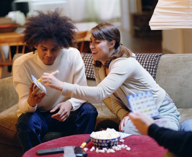 People playing bingo