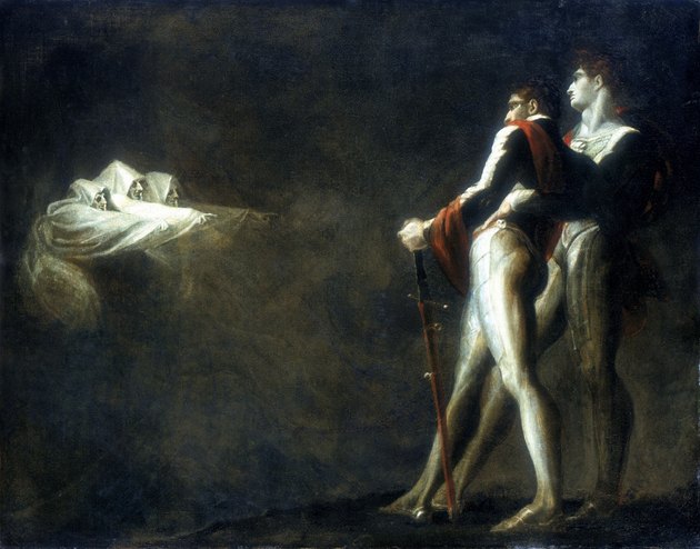 Painting of three witches with Macbeth and Banquo by Henry Fuseli