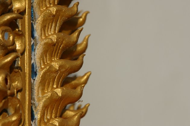 Ornate gold carving