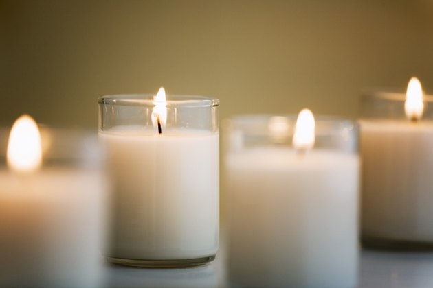 Four white candles