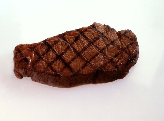 Grilled New York strip steak