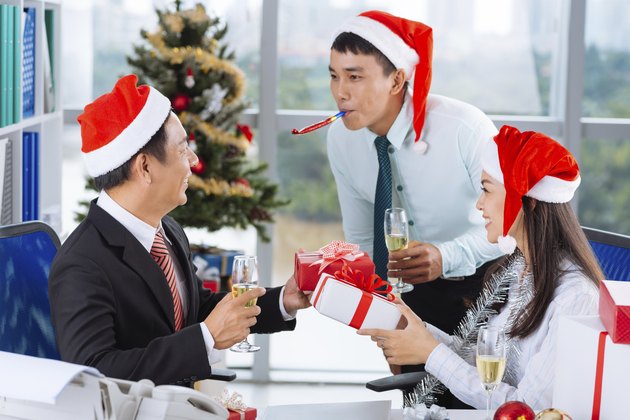 Celebration of Christmas in the office