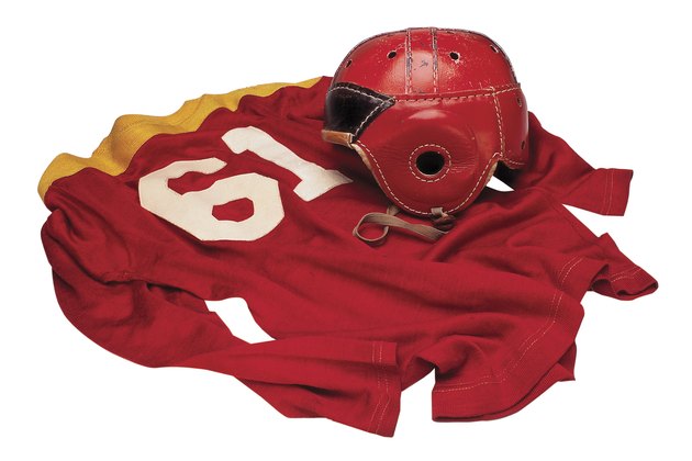 Jersey and helmet