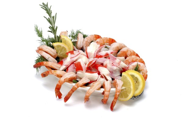 Shrimp cocktail with imitation crab meat