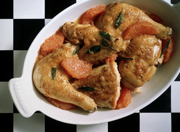 Young Chicken with Grapefruit
