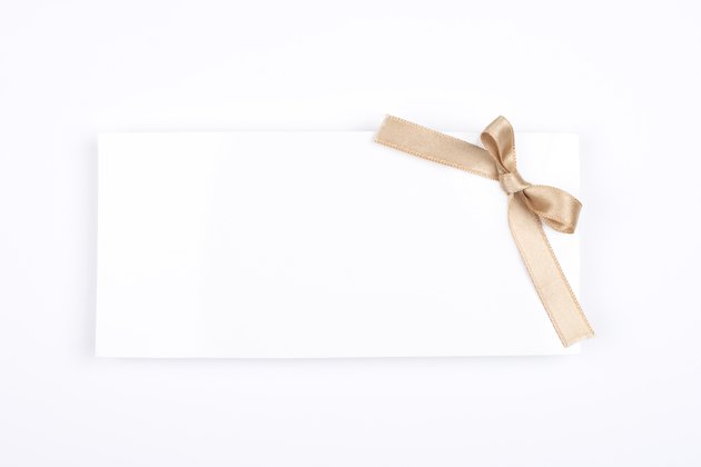Greeting card (Clipping path)