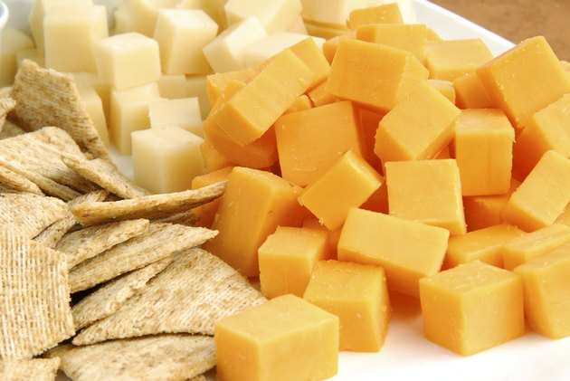 Cheese and crackers