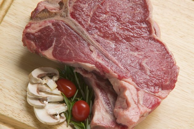 Two t-bone steaks