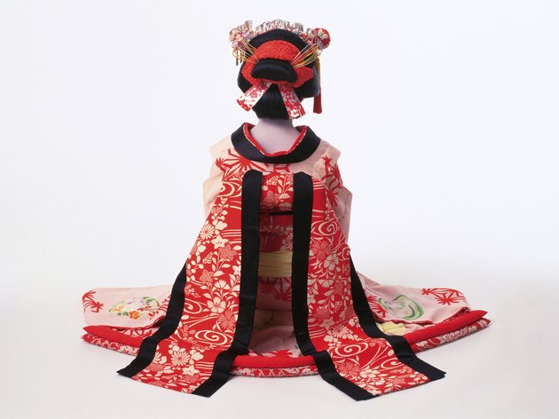 Portrait of a Kabuki actor acting as female sitting down, Rear View
