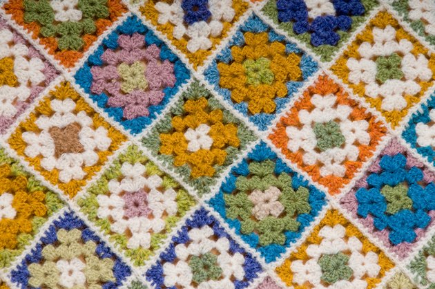 Multi colored blanket