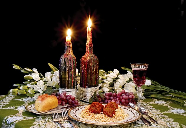 Italian Dinner Table Setting