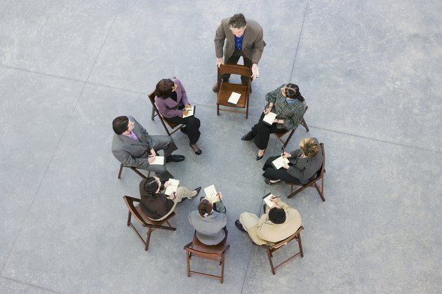 Businesspeople in a meeting