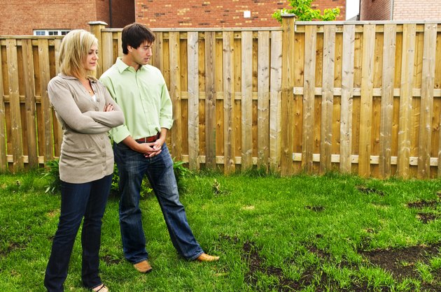 Couple concerned about lawn